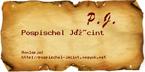 Pospischel Jácint névjegykártya